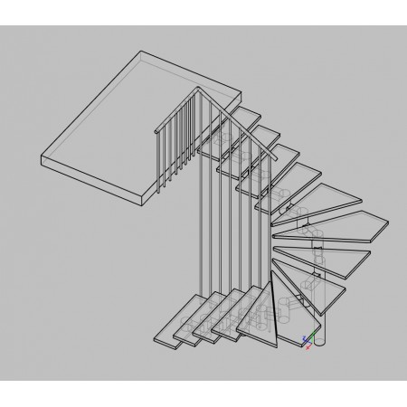 Лестницa на второй этаж 